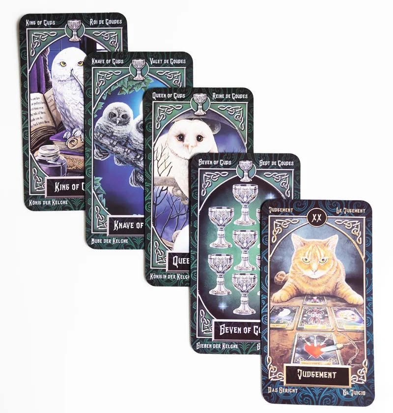 

New Tarot Deck Familiars Tarot Legends Tarot Family Party board game 78 cards/set