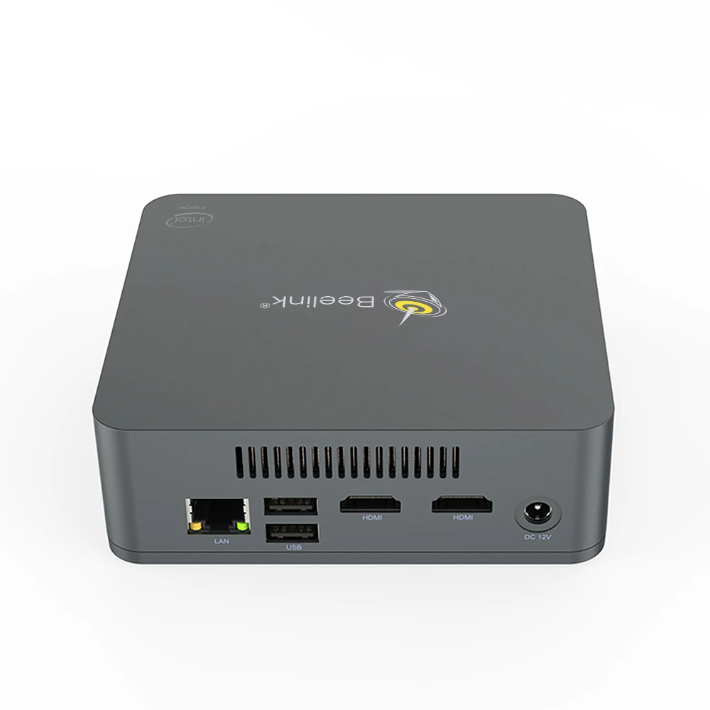 Beelink U55 Мини ПК Intel Core I3 5005U HD Graphics 5500 телеприставка 8 Гб 128 ГБ/256 ГБ/512 ГБ SSD 1000 Мбит/с