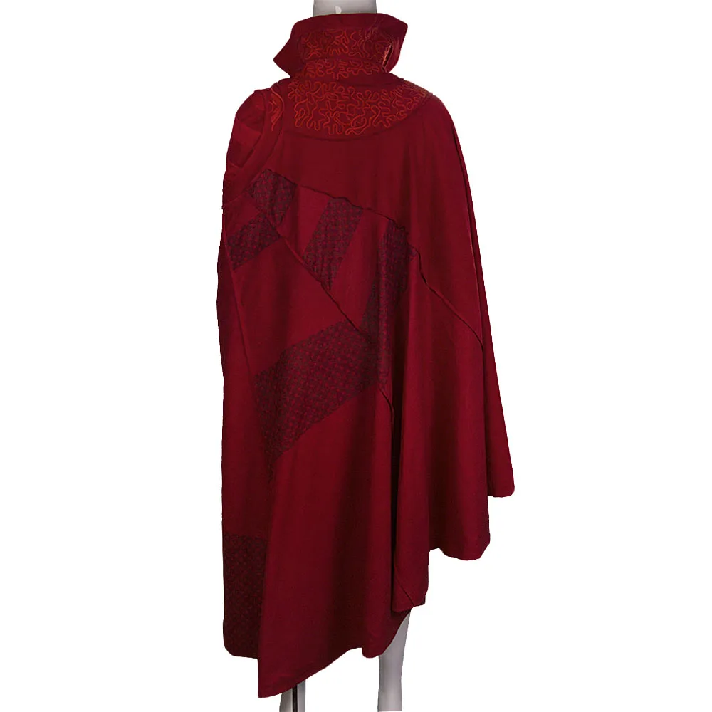 Костюм Доктора Стрэнджа из фильма Marvel, косплей, красный плащ Стива, полный комплект, костюм, халат, костюм на Хэллоуин - Цвет: cloak
