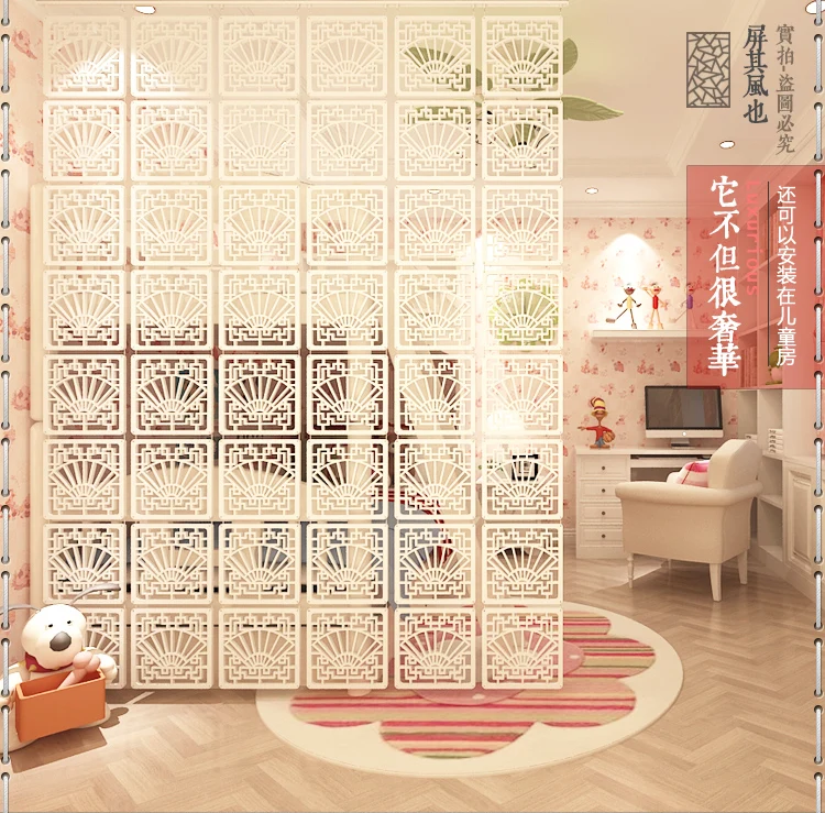 Room dividers partitions Folding screen Decorative partition aluminium chain curtain paravent Hanging mobile screens