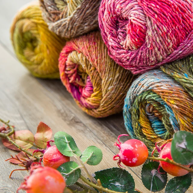 100g colorful yarns for