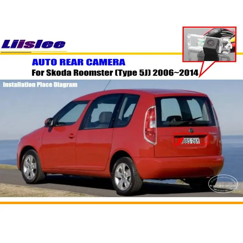 Liislee для Skoda Roomster(тип 5J) 2006~-камера заднего вида/парковочная камера/NTST PAL/светильник для номерного знака OEM