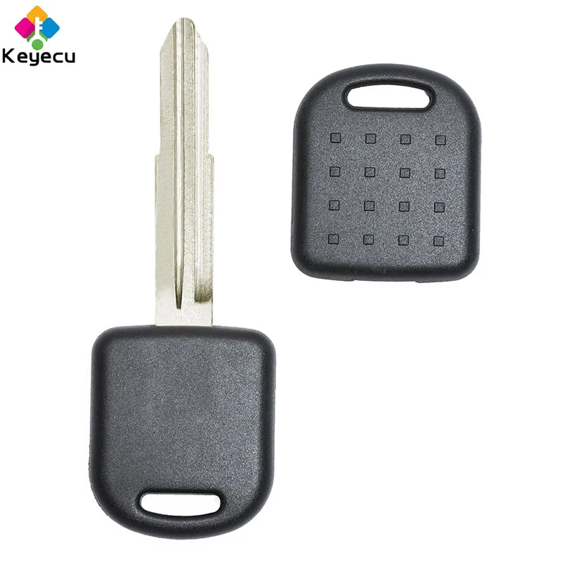 KEYECU Uncut Transponder Car Key Shell Case With Left Right Blade Fob For Suzuki Vitara Grand Vitara Alto Swift Baleno 1996-2002