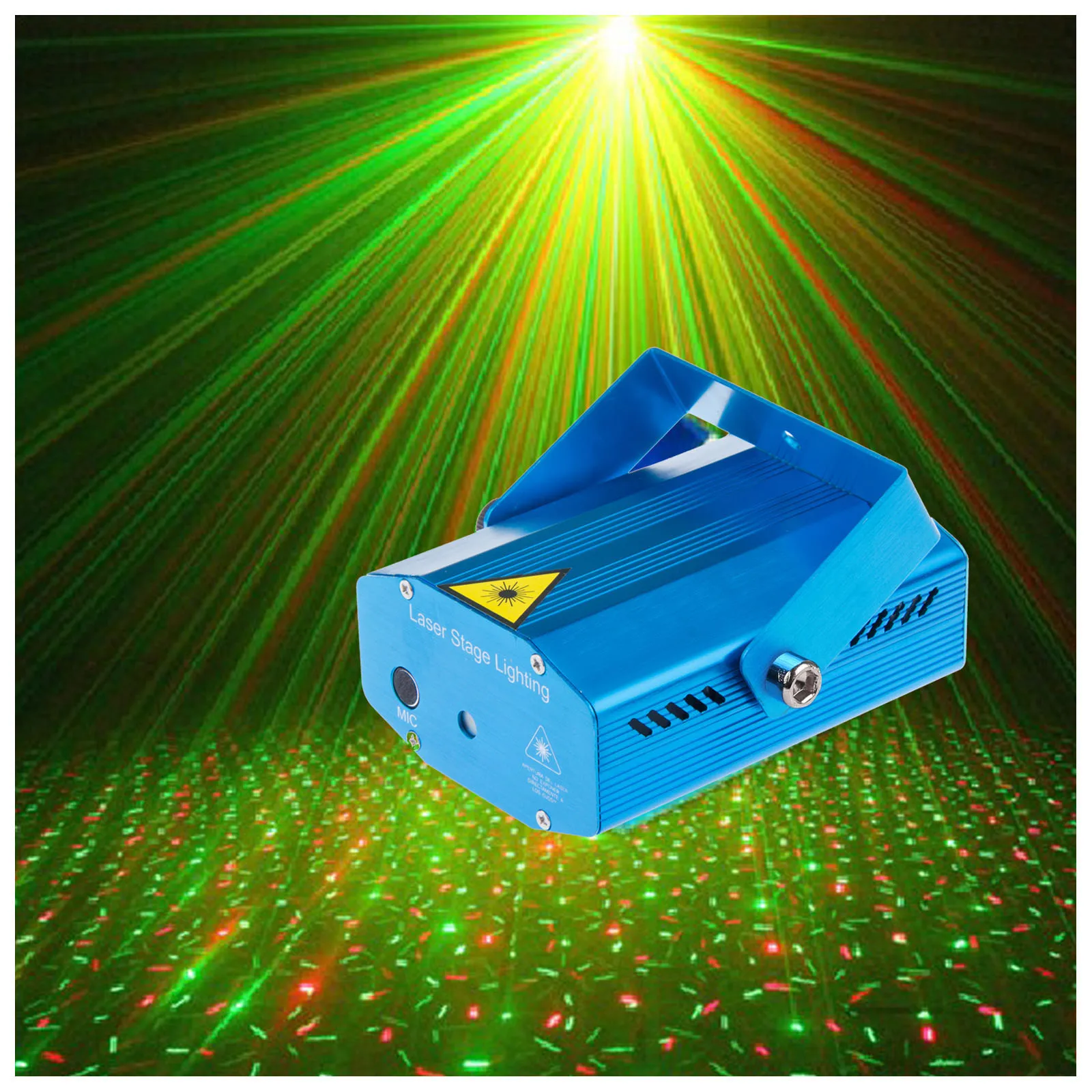 Мини светодиодный лазерный проектор рождественские украшения лазерного диско светильник лазерный светильник par Dj голосовой DJ диско Xmas вечерние Клубные светильник