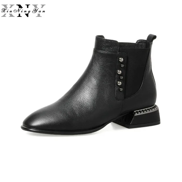 XiuNingYan New Winter Stivali Luxury Brand Ankle Stivali Donna scarpe XiuNingYan New Winter Stivali Luxury Brand Donna Ankle Stivali Donna Brand scarpe 1b194a