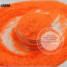 TCF506 неоновый оранжевый красный цвета 0,4 мм Размер устойчив к растворителям блеск для пилка для ногтей или другого DIY украшения