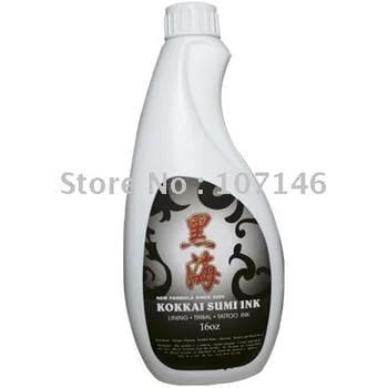

16OZ Black Tattoo Ink Kokkai Sumi Liner/Tribal Original 480ml