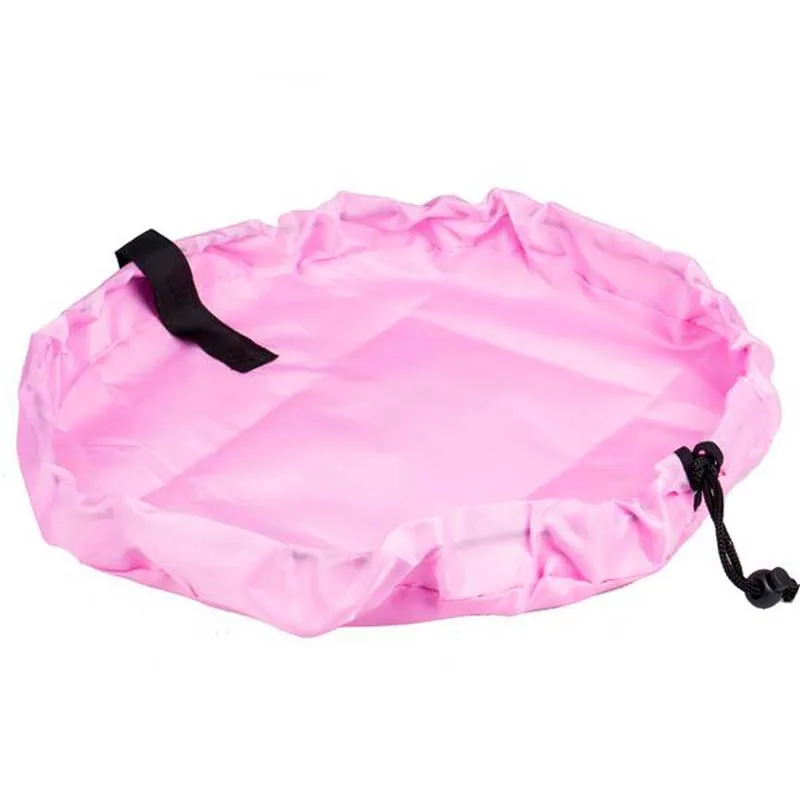 100cm Portable Kid Play Mats Portable Kids Toy Storage Bag Indoor