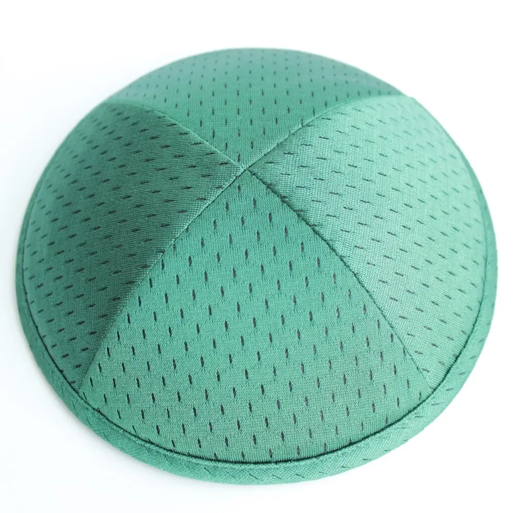 Темно-зеленая ажурная ткань kippot еврей Yarmulke Kippah Kippot 17 см шапочки | Аксессуары для