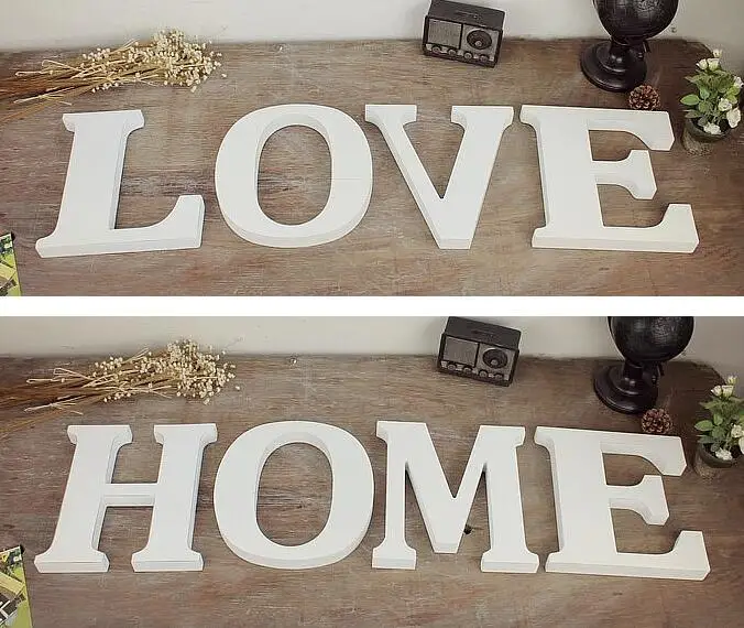 Aliexpress Com Love Wooden Wedding Decor Party Diy Birthday Decorated Wooden Word Art Wish Green And Red Home Decor Shelf Sitter