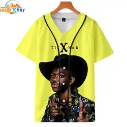 Lil Nas X Rapper 3D принт Makaveli бейсбольные футболки для женщин/мужчин модные футболки с коротким рукавом Новое поступление бейсбол uniиз