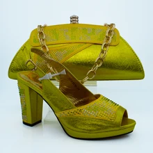 Free Shipping by DHL Italy Matching Shoe And Bag Set With Wedding Italian Shoes And Bag
