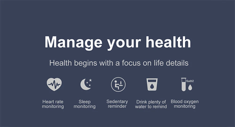 M3 Smart Health Pedometer/Heart Rate/Blood pressure/Sleep monitor Bracelet -Red
