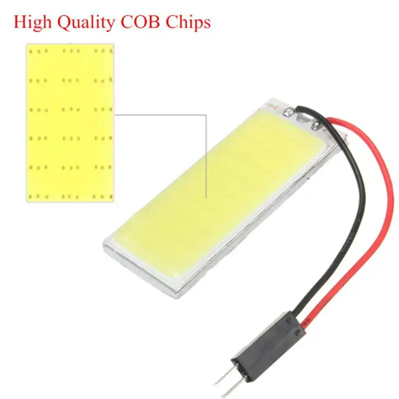 2 шт. 36 светодиодный 12V COB Панель ксеноновых фар Высокопрочная конструкция Купол