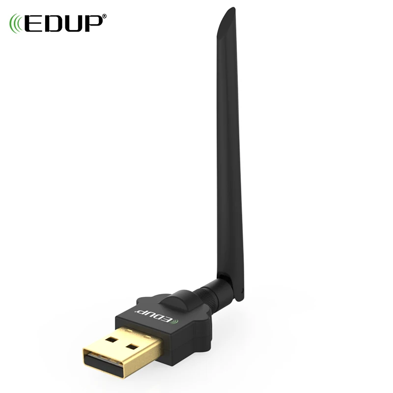 EDUP Dual Band AC 1300 Мбит/с USB Беспроводной WiFi адаптер 2,4/5 ГГц приемник Wi-Fi Dongle сетевая карта 2dBi антенна Windows/Mac для ПК