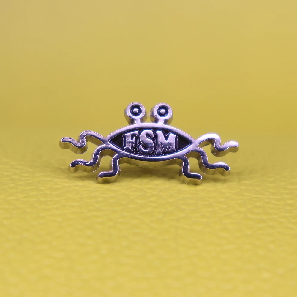 

Flying Spaghetti Monster Pin KeyRing