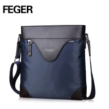 FEGER Nouvelle Arrivée Business Casual Polyvalent Emballage Bord Nylon Épaule Sac pour Homme Livraison Gratuite