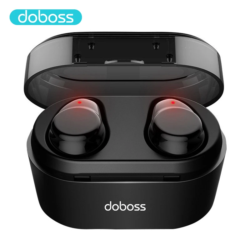 

Redgiko Bluetooth Earphones TWS 5.0 Waterproof HD Stereo Mini Wireless earbuds Noise Cancelling Gaming Headset LED Power Display