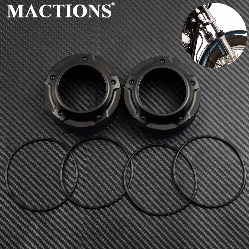 Motorcycle Front Fork Boots Shock Slider Cover 39mm Dust Caps For