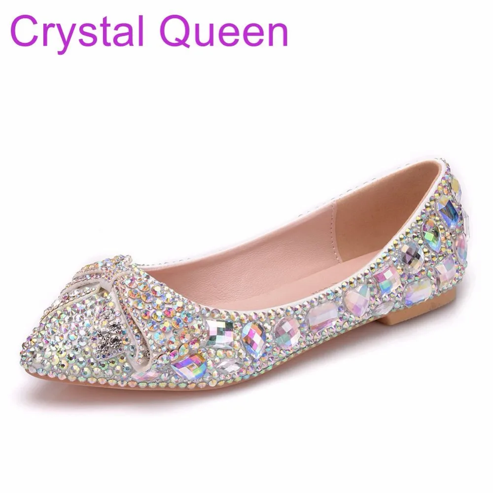 pointed bridal flats