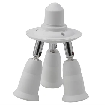 

Adjustable Base Light Lamp E27 Adapter Bulb Holder Socket Splitter 3/4/5 in 1