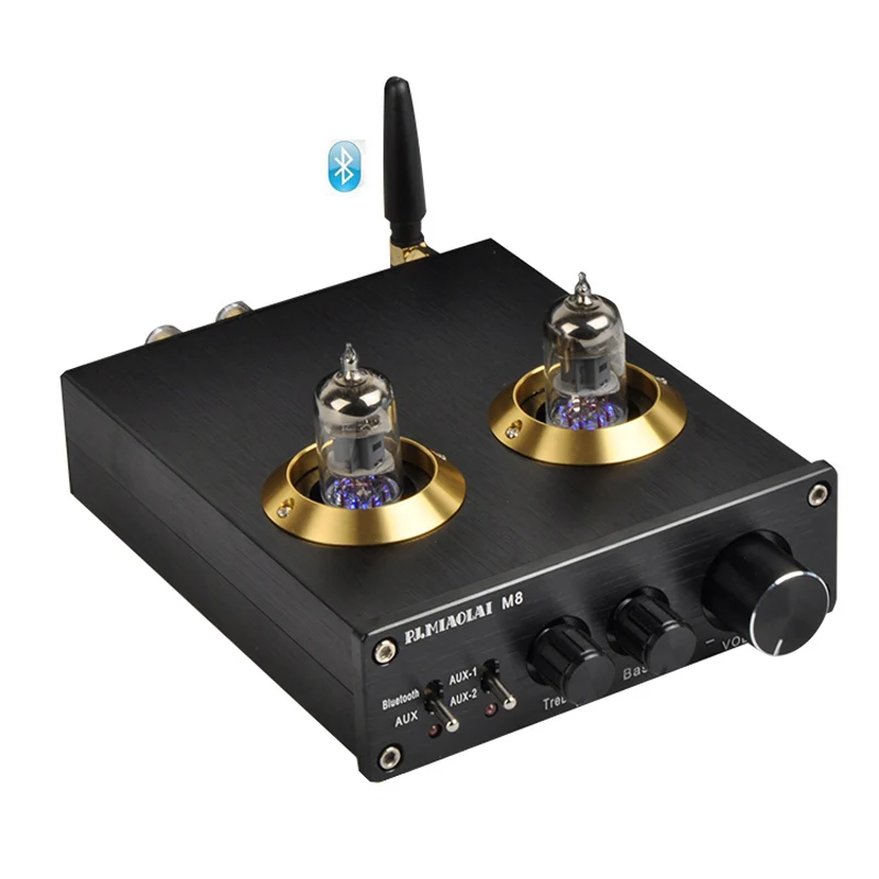 M8 HIFI 6J1 ламповый усилитель CSRA64215 Bluetooth 4,0 TPA3116 цифровой усилитель мощности 50 Вт * 2 класса D ES9023 ЦАП поддержка 24bit