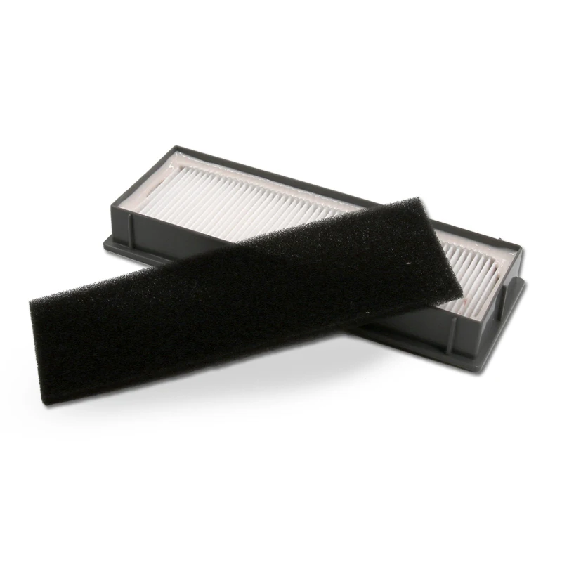 Tanie 10 sztuk partia (5x filtr hepa + 5x filtr gąbkowy) dla Ecovacs Deebot DE55 odkurzacz robot części zamienne akcesoria wymiana