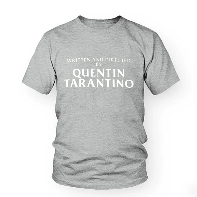 Женская футболка с длинными рукавами и круглым вырезом надписью QUENTIN TARANTINO
