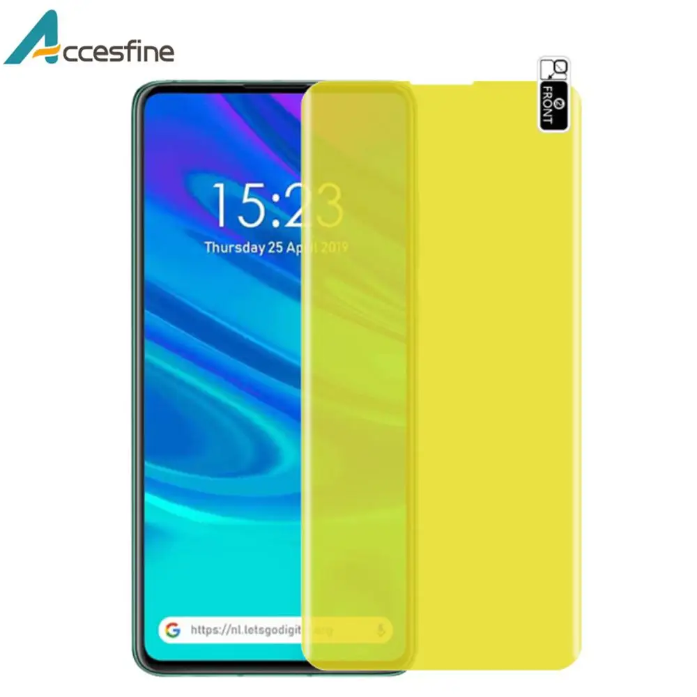 

5D Front Screen Hydrogel Film For Huawei P Smart Z Full Cover Protective Film For Huawei Y9 Prime 2019 Soft TPU Protector Film