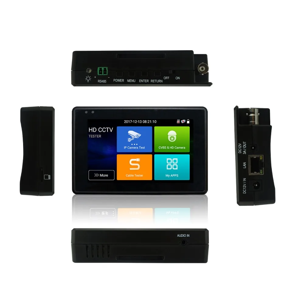 4 дюймовый коаксиальный HD 0 CCTV тестер монитор IPC1800 Plus 4K H.265 IP CVI TVI AHD CVBS камеры с WIFI