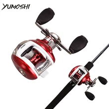 YUMOSHI новая правая или левая наживка литая рыболовная Катушка 12+ 1BB Передаточное отношение 6,2: 1 pesca Магнитная Тормозная Капля воды колесная катушка