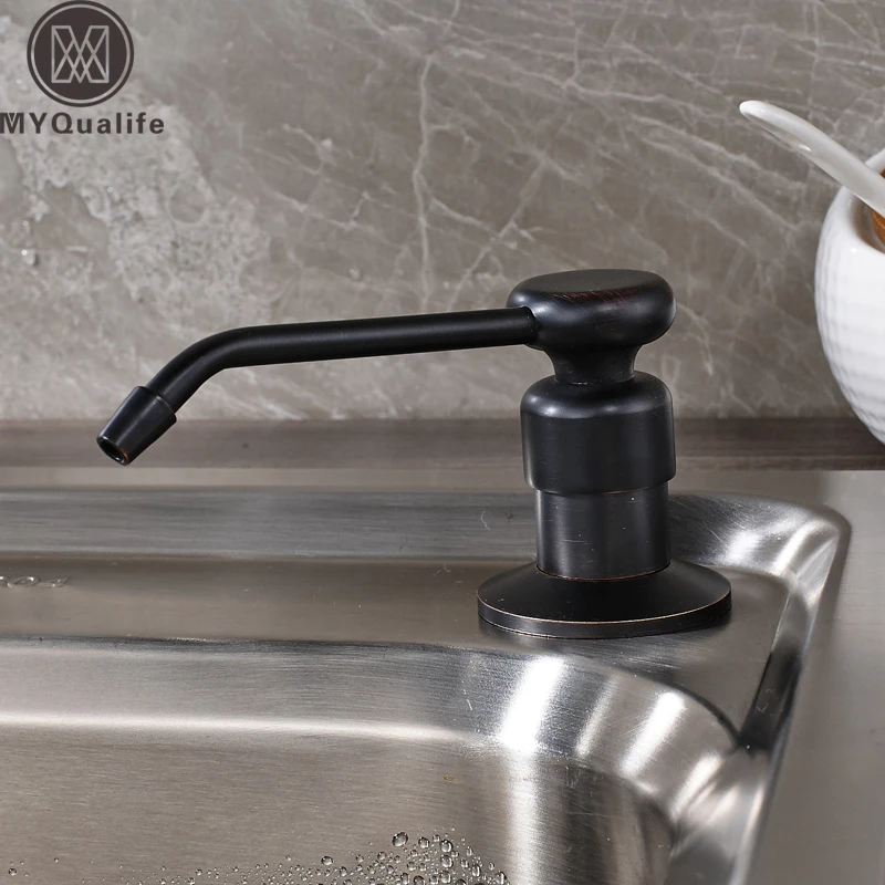 Free-Shipping-Oil-Rubbed-Bronze-Kitchen-Soap-Dispenser-Liquid-Soap-Dispenser-Deck-Mounted (1) - 