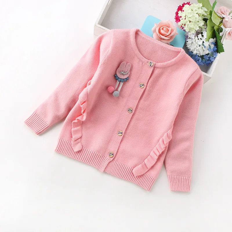 

2019 autumn new fashion girls sweaters 2-5years girls cardigans #8043