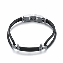 IJB5030 Дешевые Продажи из нержавеющей стали браслет из натуральной кожи урна для кремационной золы ювелирные изделия для мужчин