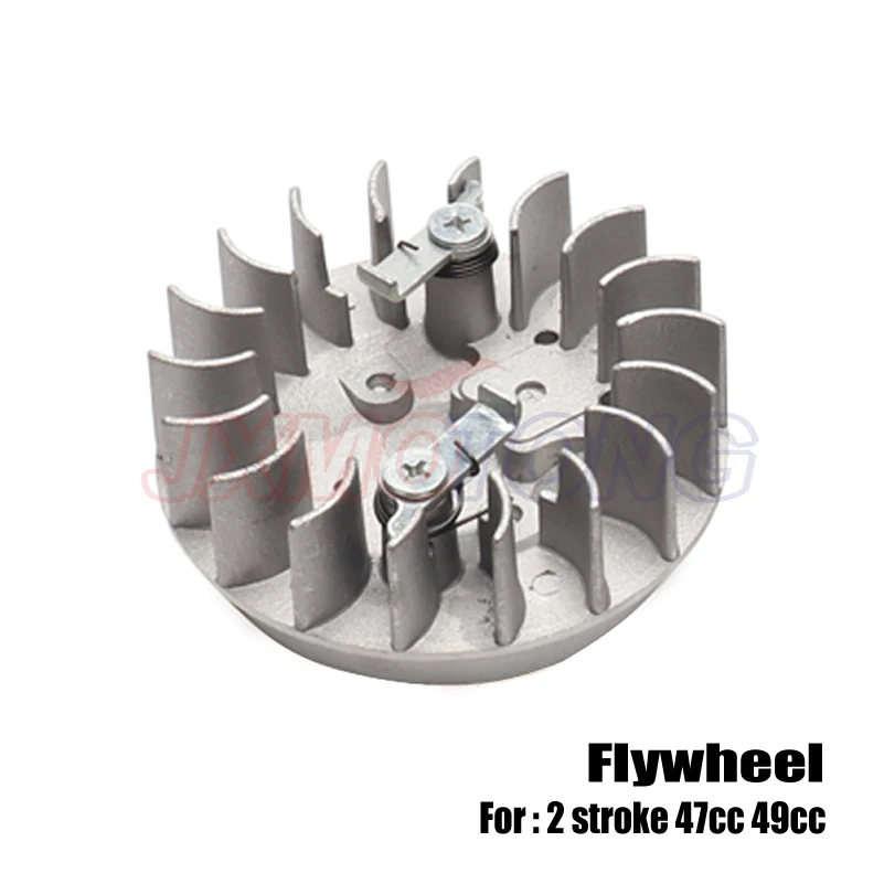

mini motorcycle 49cc gasoline engine mini car magnetic flywheel light flywheel 2 stroke engine 47cc 49cc gasoline engine
