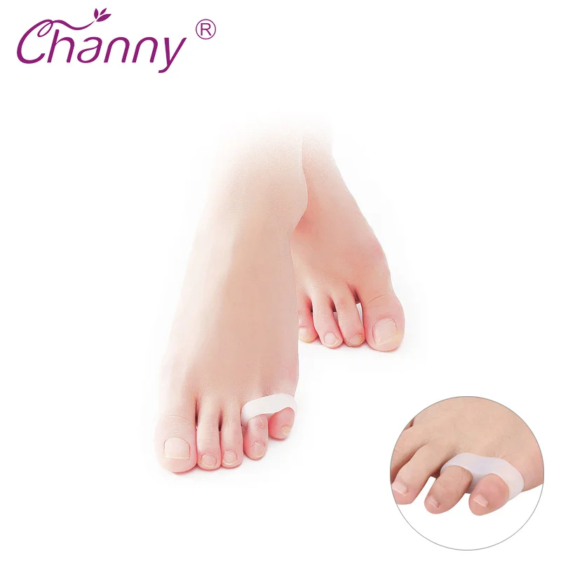 

Channy 1 Pair Silicone Toes valgus Orthotics Toe Bunion Corrector Daily Tool Orthopedic Pad Care