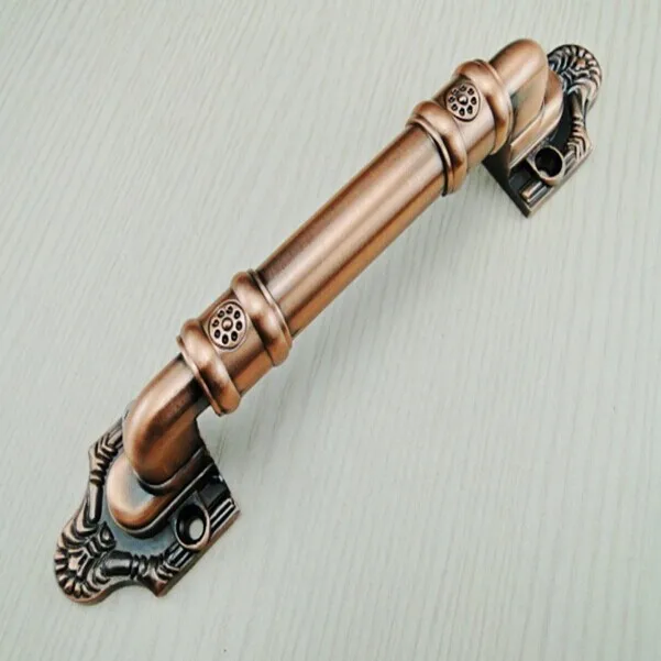 245mm Wooden Door Pulls, Antique Copper Door Handles Red Bronze Home 245mm Wooden Door Pulls, Antique copper Door Handles Red Bronze Home ,Ktv Hotel Office - 245mm Wooden Door Pulls, Antique Copper Door Handles Red Bronze Home