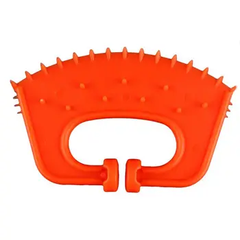 

10PCS Calf Cattle Weaning Nose Ring Thorn Orange Fan-Shaped Cow Nose Ring