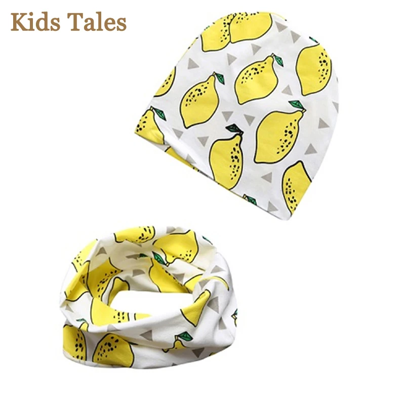 

SJR-207 Beautiful Fashion Cartoon Wholesale Boys Girls Children's Caps Scarf Set 2 Pc. In a Set of Baby Hat Baby Cap