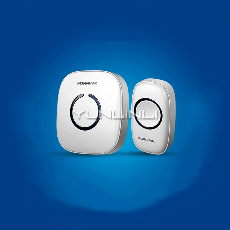 

Long Distance Wireless Doorbell Remote Control Electronic Waterproof Home Strong Penetration Doorbell One For One FYX-C