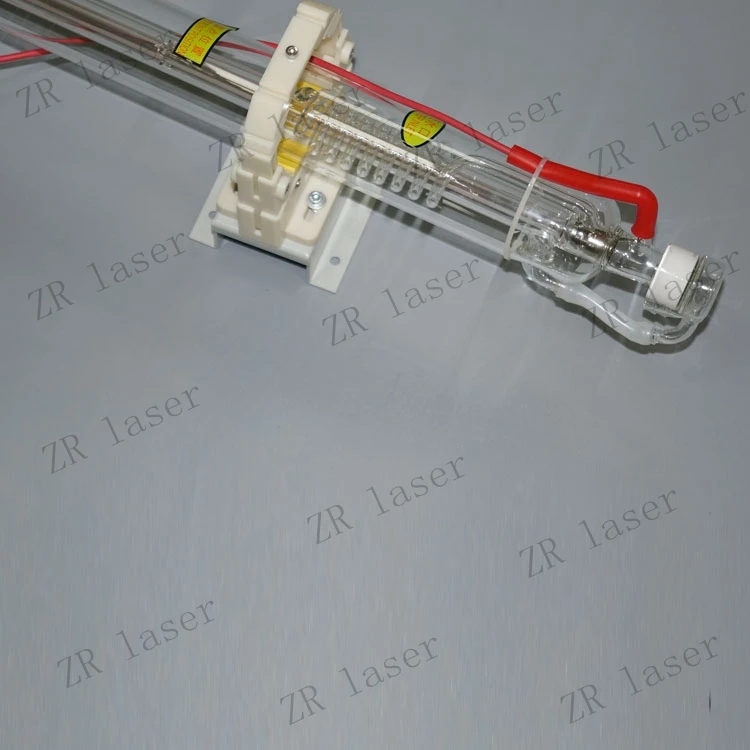 CO2 лазерная трубка 1250 мм 80 Вт 90 Вт стеклянная лазерная трубка для CO2 лазерной гравировки резки провода ZuRong