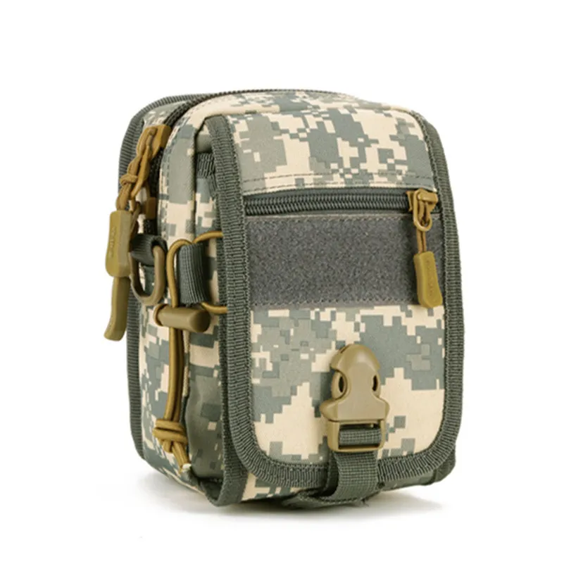 Новые мужские сумки для отдыха, нейлоновая армейская маленькая военная сумка для телефона Tatico MOLLE, поясная сумка, сумка-мессенджер на плечо - Цвет: ACU Digital