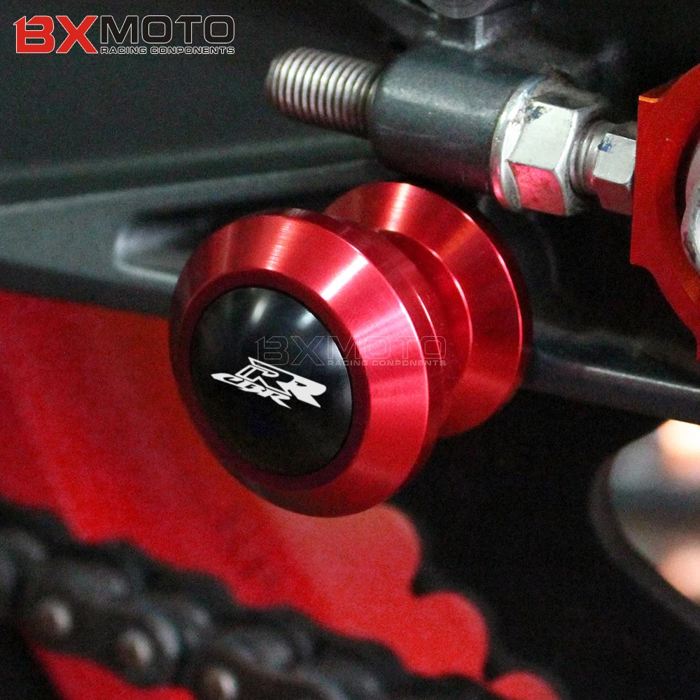 

M8 with LOGO CNC Motorcycle stand screws Swingarm Spools slider Universal For Honda CBR 600 900 954 1000 RR hornet 600 CBR1000RR