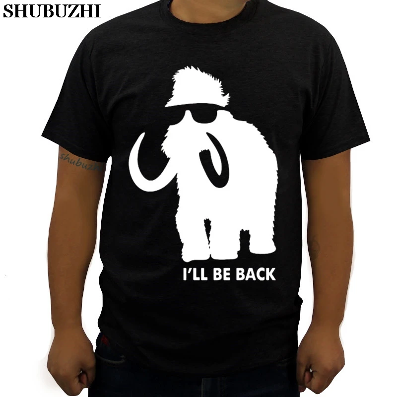 

new arrived mammoth will be back shubuzhi men T-Shirt summer fashion style cotton o-neck t shirt casual tees and tops sbz5686