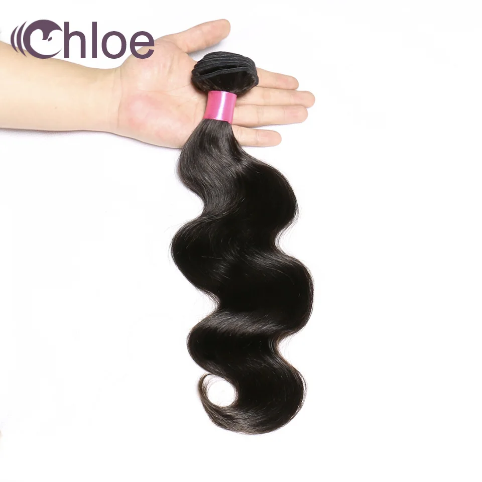 Chloe Hair Brazilian Body Wave Hair Weave Bundles Natural Color