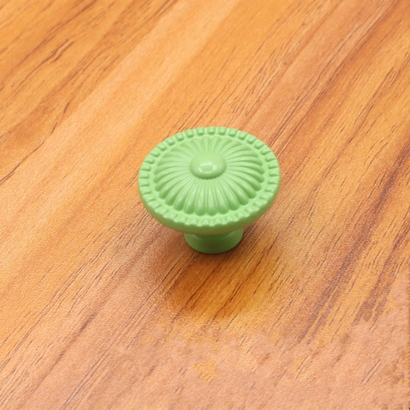 10 шт. 32 мм Красочный керамический круглый полосатый шкаф ручки дверные ручки-скобы шкаф ящик ручка для гардероба ручки