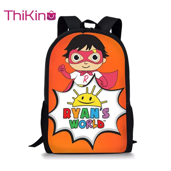 Thikin/Повседневные школьные сумки с милым принтом Райана мира для подростков, школьный рюкзак для мальчиков с мультяшным рисунком, сумка для книг, красивая сумка - Color: CDZHL277C