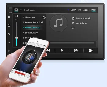 

Android 7.1 2 din car multimedia Player 7" Intelligent System with RDS radio Quad Core GPS Radio Wifi Stereo Audio Player