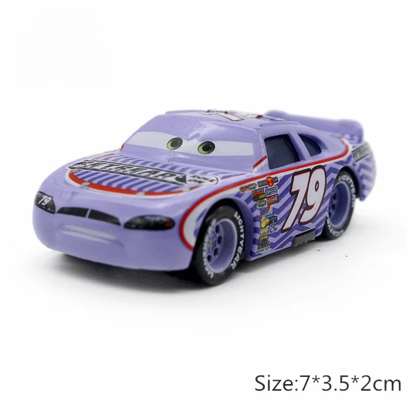 Disney Pixar Cars 3 2 № 79 восстановленных фигура автомобили McQueen Джексон Storm матер 1:55 Diecast металла модели машинок из сплава подарок для детей игрушка