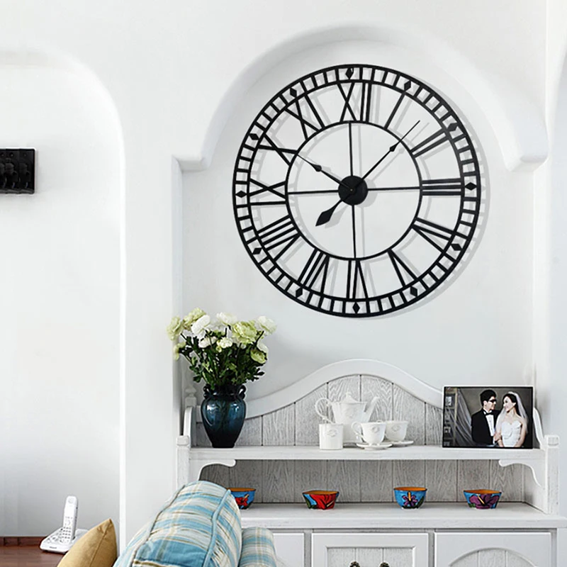 big clock wall mirror wall clock (1)